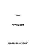 Pattern Drift for Two Pianos (condensed notation)